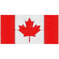 Matriz de Bordado Bandeira do Canada 